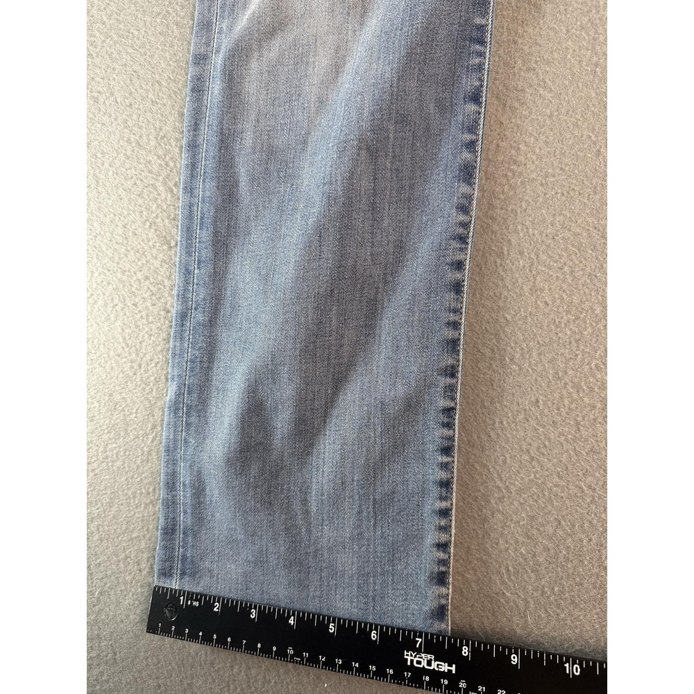 Lucky Brand Hayden Straight Jeans Mens 32x31 Light Wash Blue Stretch Denim - Picture 6 of 11